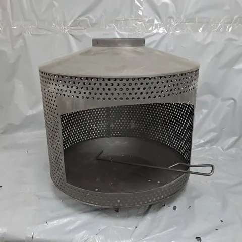HABITAT CONTEMPORARY STEEL CHIMENEA