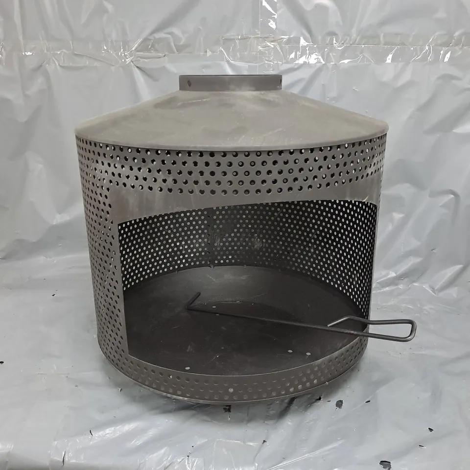 HABITAT CONTEMPORARY STEEL CHIMENEA