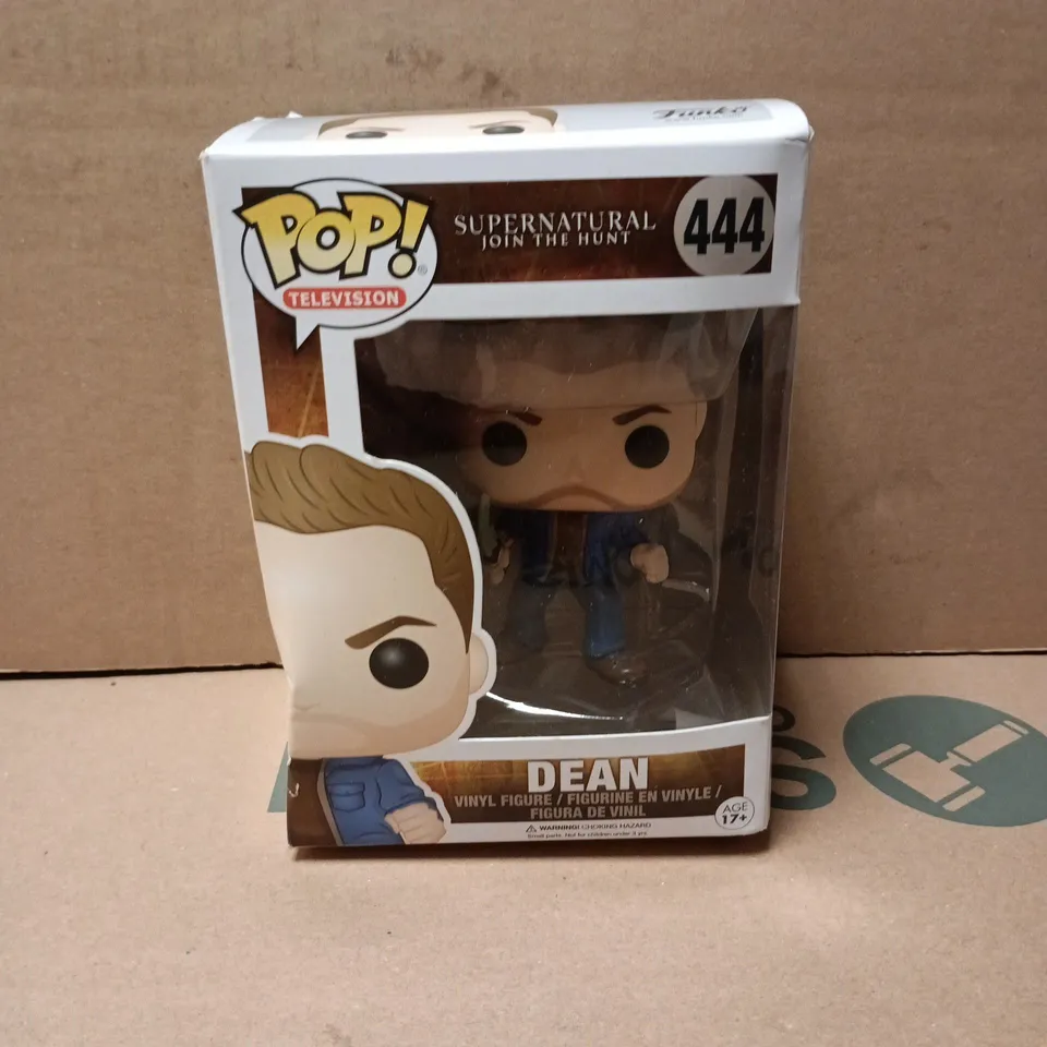 BOXED POP TELEVISION SUPERNATURAL JOIN THE HUNT DEAN VINYL FIGURE - 444