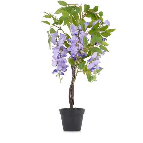 HOME STORIES 60CM PRE-LIT INDOOR OUTDOOR FAUX WYSTERIA TREE