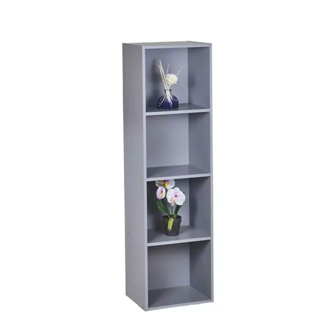 BOXED LACI BOOKCASE - GREY (1 BOX)