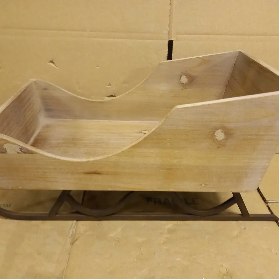 BOXED DESIGNER CHRISTMAS SLEIGH DECORATION RRP £44.99