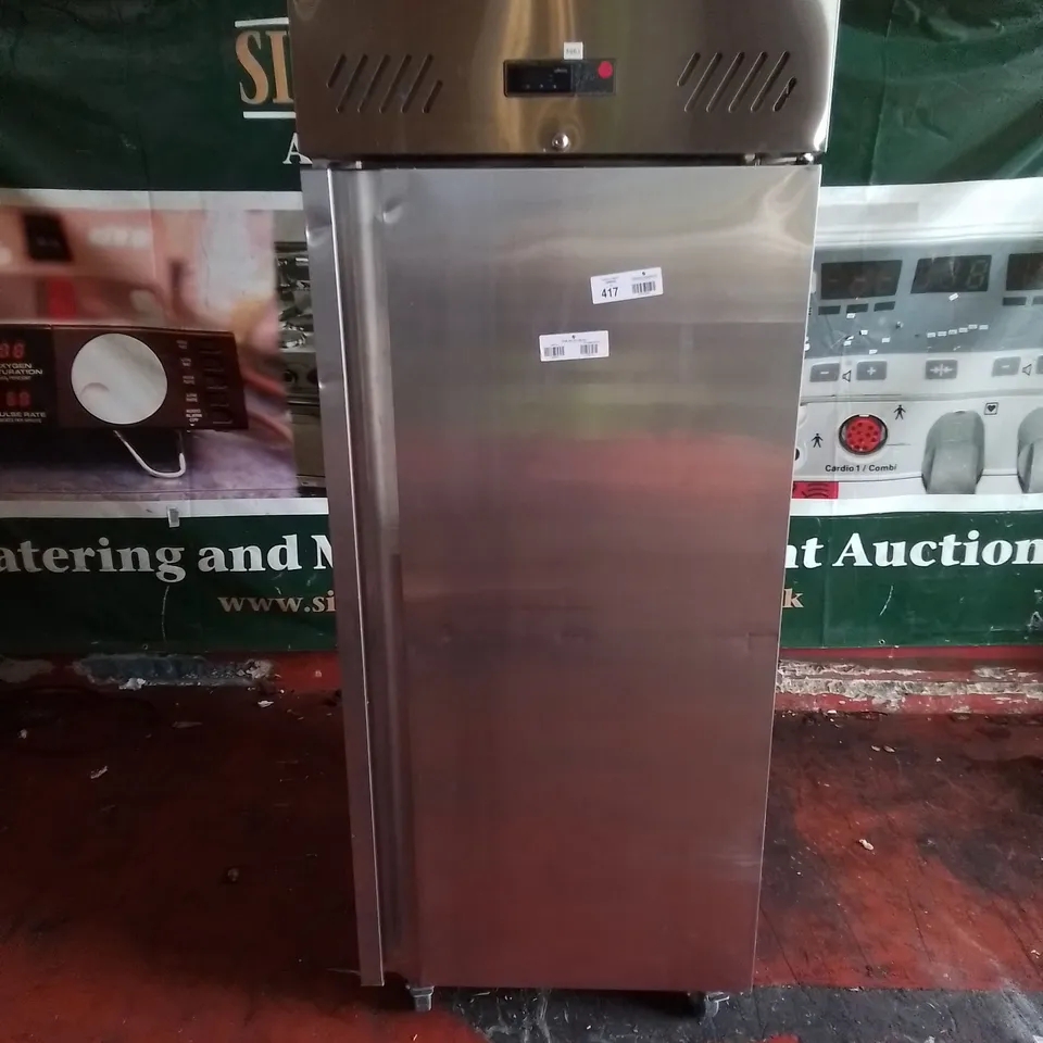 WILLIAMS COMMERCIAL 1-DOOR REFRIGERATED STAINLESS FOOD STORAGE UNIT MODEL: LJ1SA R290 R1