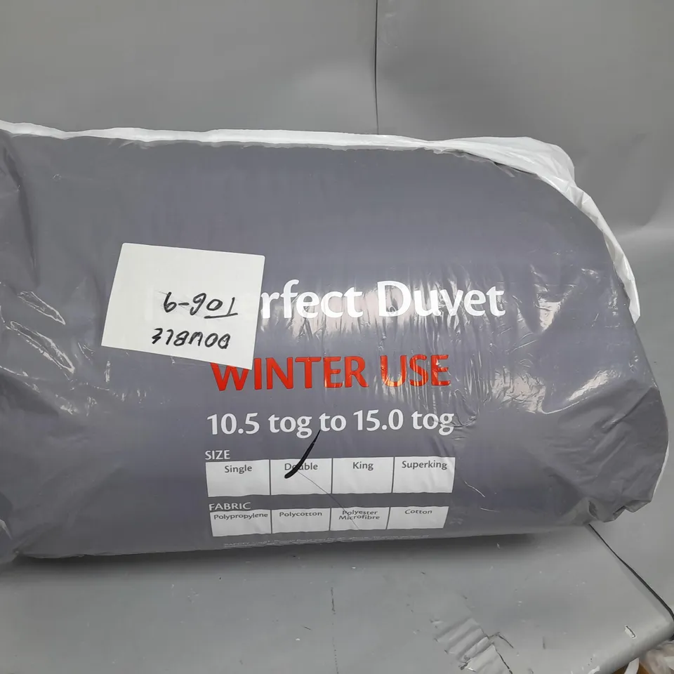 BAGGED DOUBLE WINTER DUVET 10.5 - 15 TOG