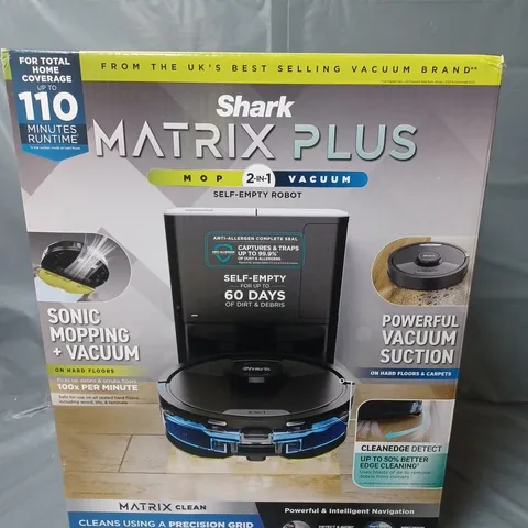 SHARK MATRIX PLUS 2-IN-1 MOP AND VACUUM SELF EMPTY ROBOT VACUUM CLEANER