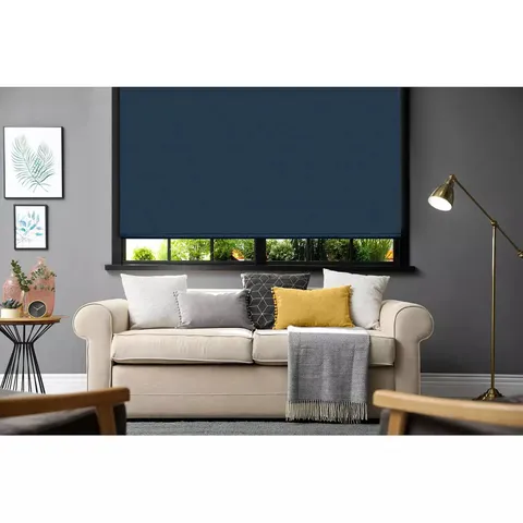 PLAIN BLACKOUT ROLLER BLIND 90X160