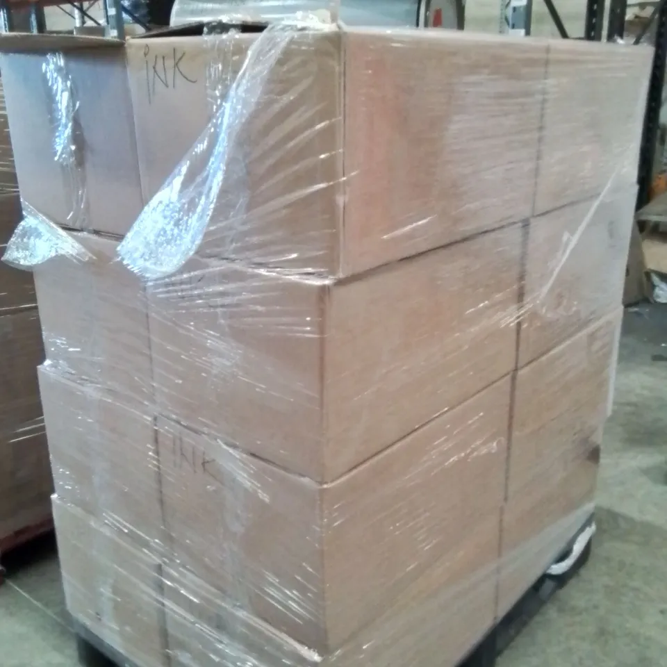PALLET CONTAINING A LARGE QUANTITY OF INK CARTRIDGES 