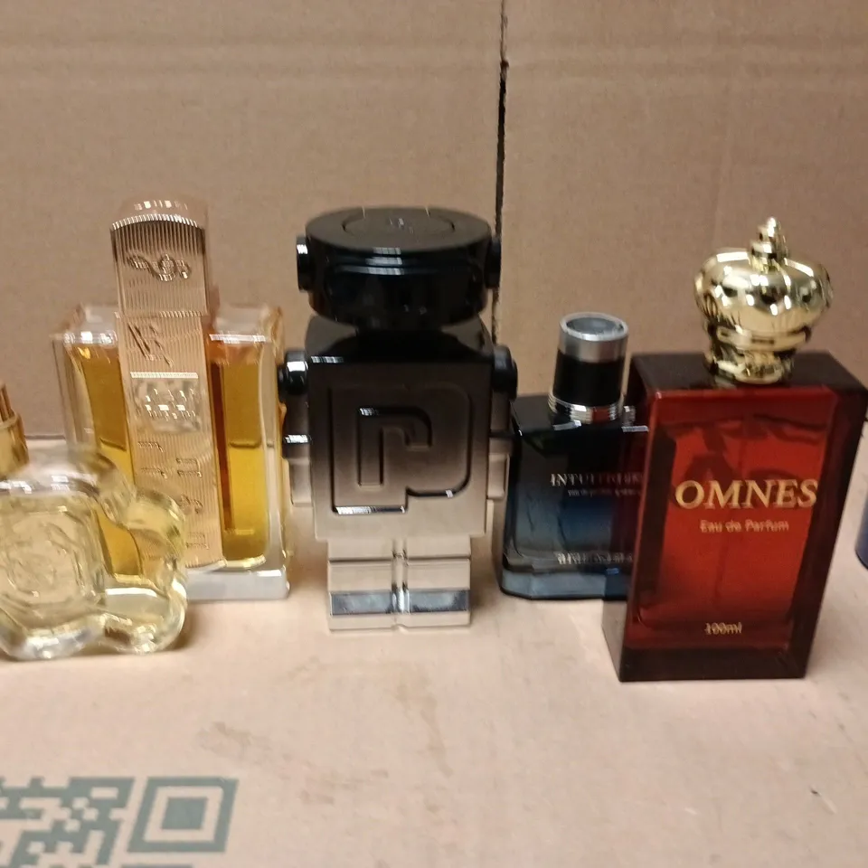 LOT OF 10 ASSORTED EAU DE PARFUMS TO INCLUDE LOUIS VUITTON NOMADE, TED BAKER BODY SPRAY OMNES OMNES 100ML