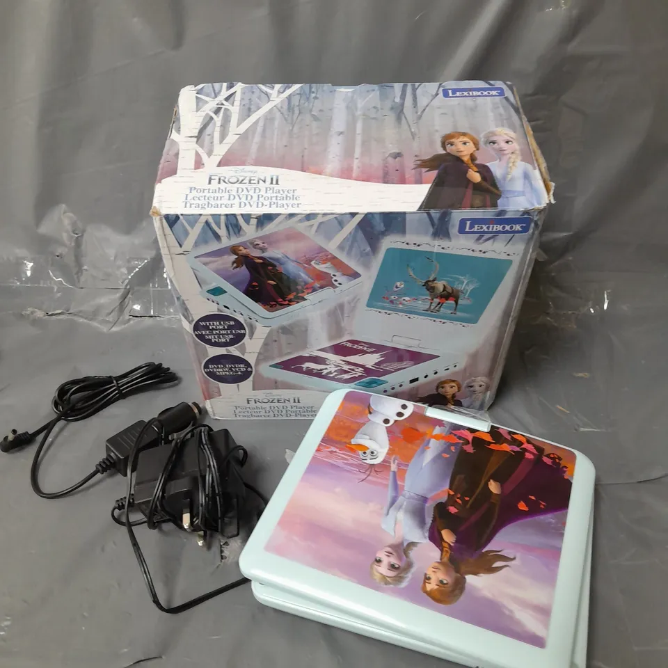 BOXED FROZEN PORTABLE DVD PLAYER RRP £69.99