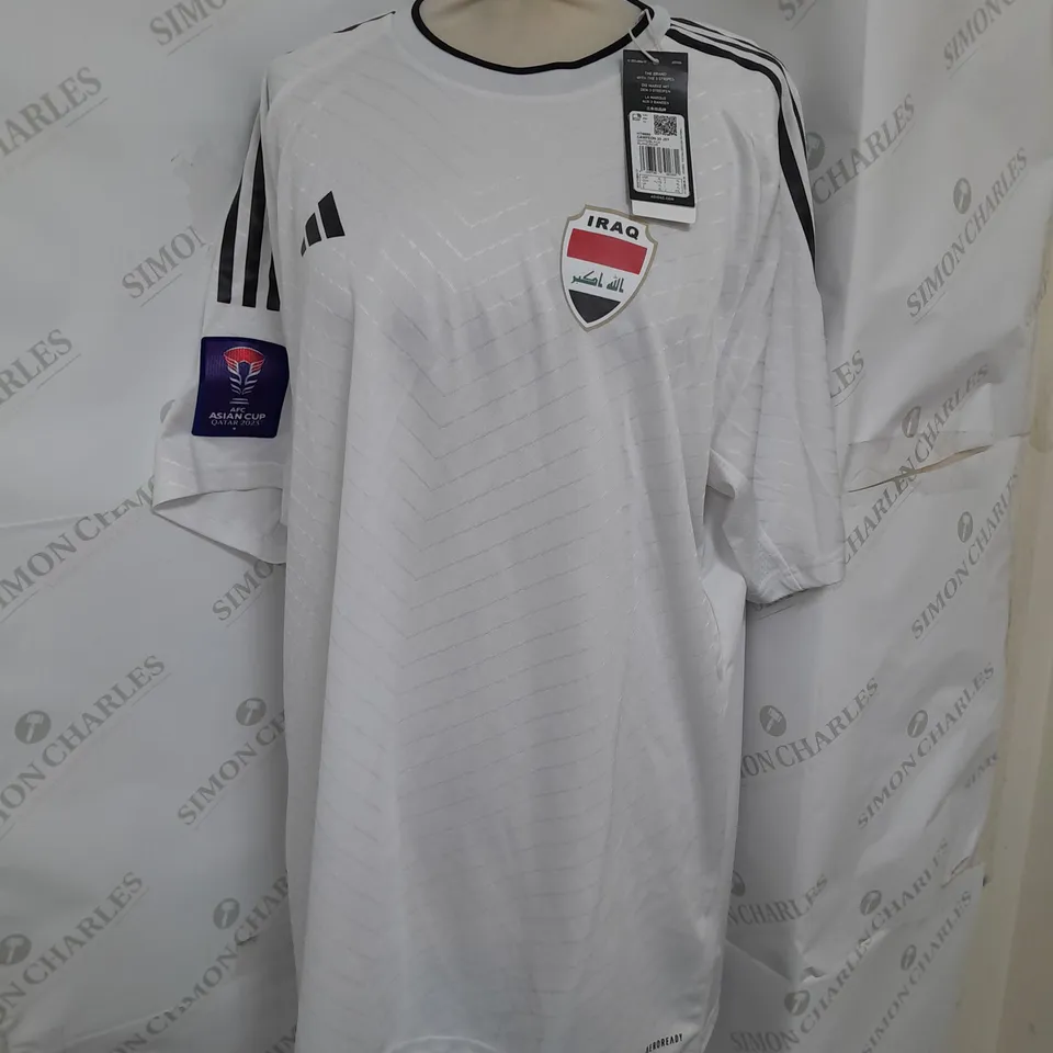 ADIDAS CAMPEON 23 JERSEY IN WHITE/BLACK SIZE XL