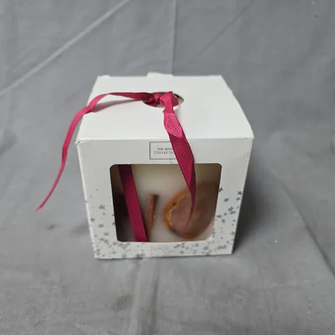 WINTER SPICE BOTANICAL CANDLE 580G – THE WHITE COLLECTION