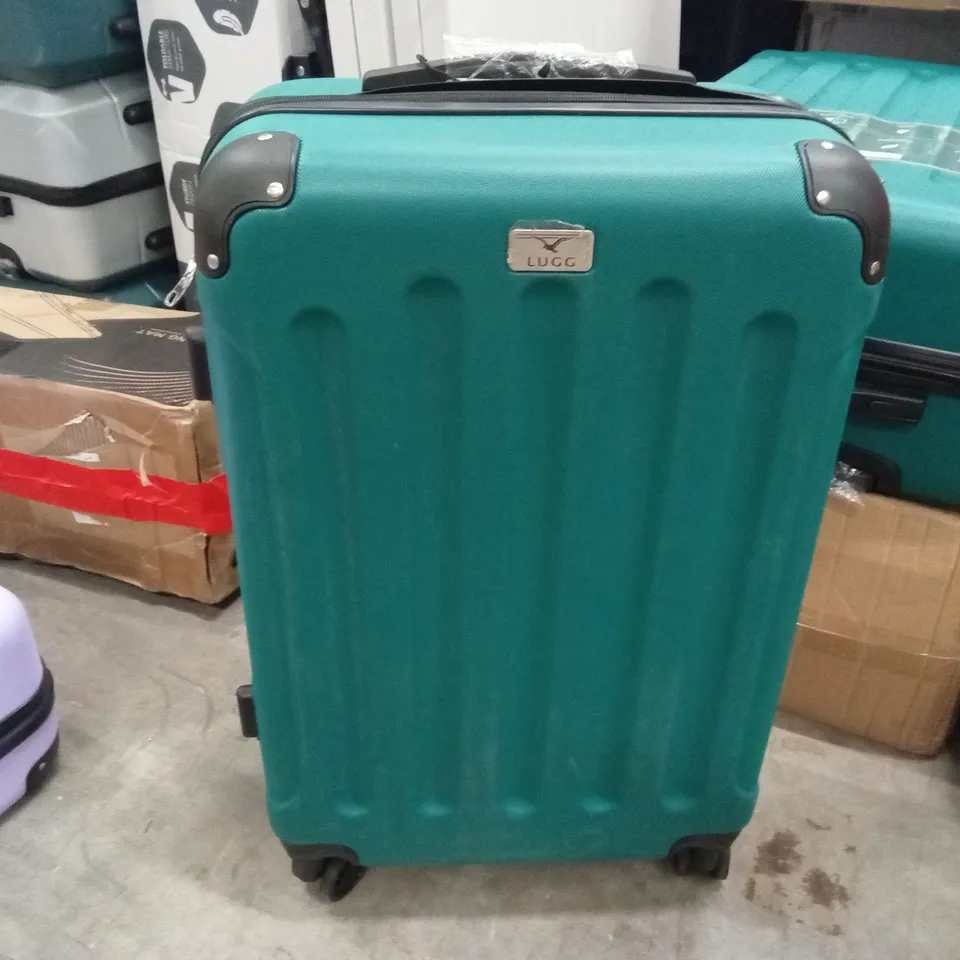 MEDIUM SUITCASE GREEN & BLACK