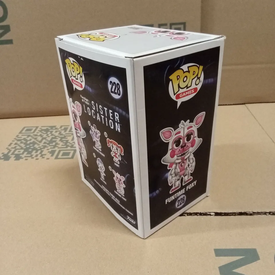 BOXED FUNKO POP FNAF 228 FUNTIME FOXY 