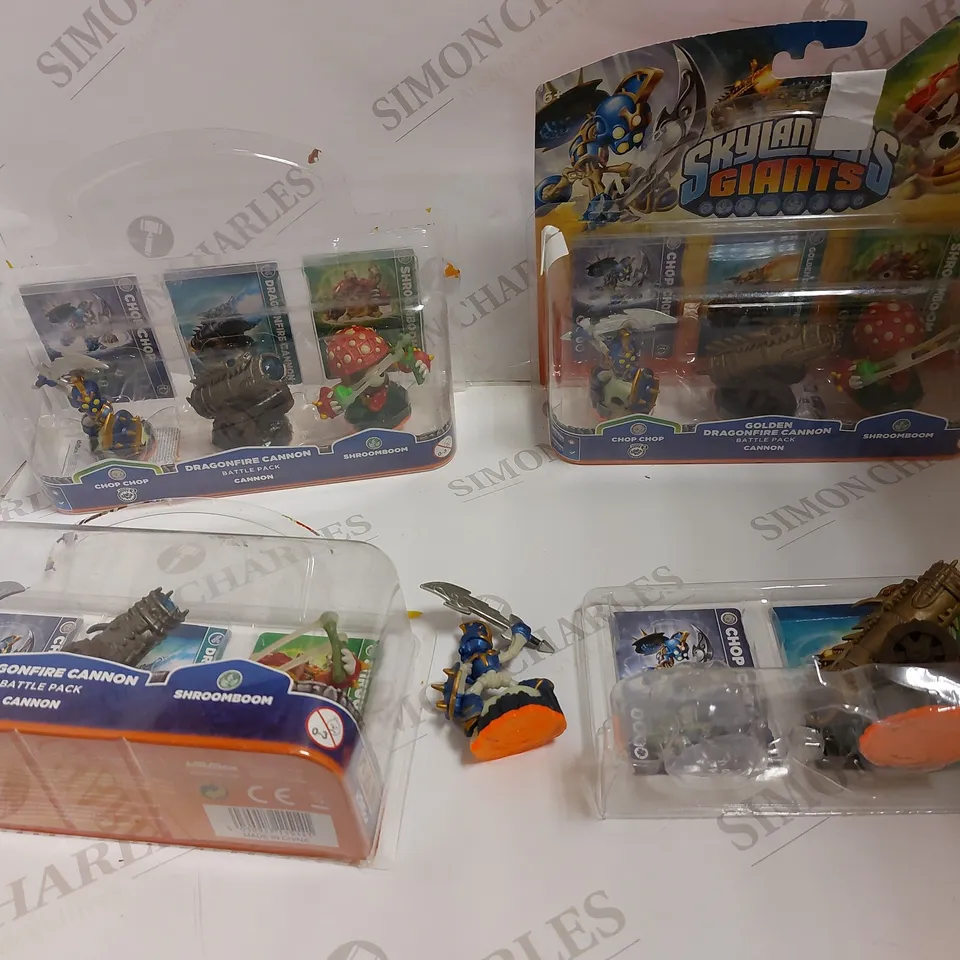 LOT OF MANY SKYLANDER CHARACTER SETS OF 3 