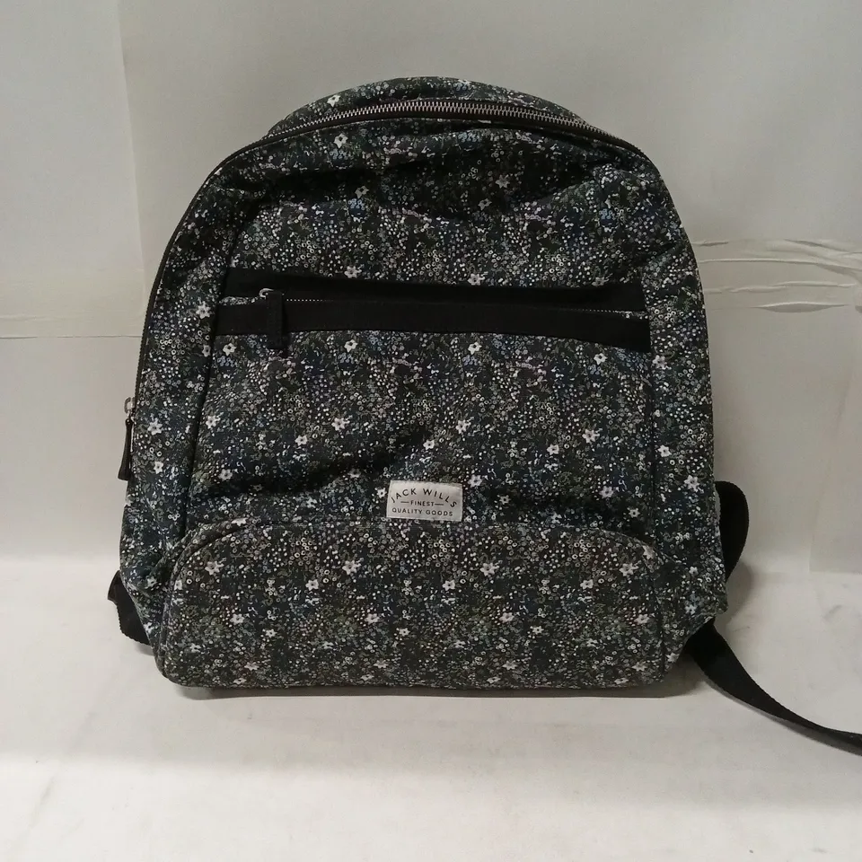 JACK WILLS FLORAL BACKPACK