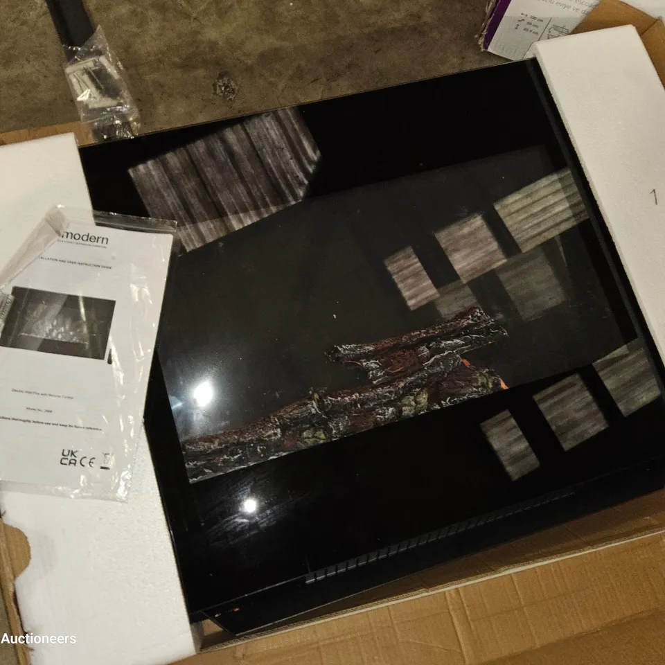 BOXED ABINGTON WALL MOUNTED ELECTRIC FIRE