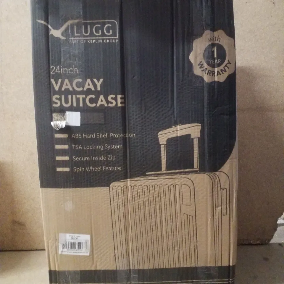BOXED LUGG VACAY 24" SUITCASE - SKYBLUE