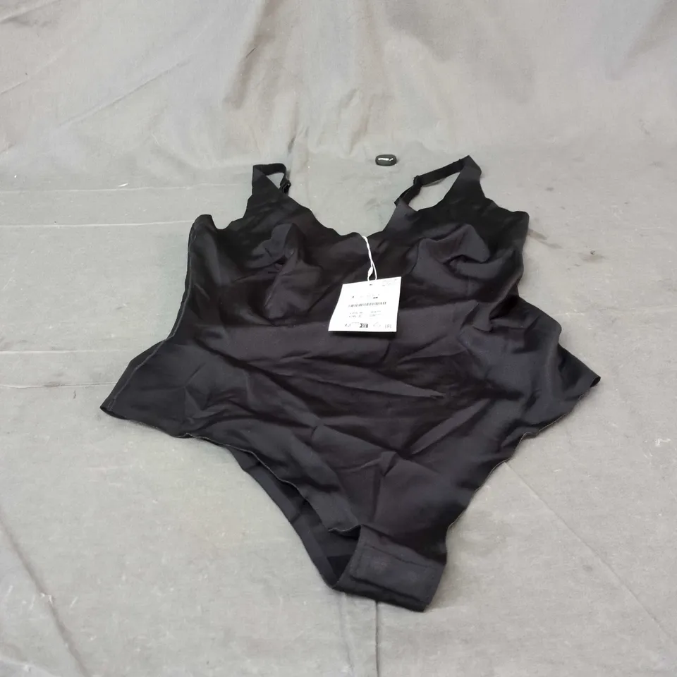 ZARA WOMEN'S BLACK BODYSUIT – UK SIZE L
