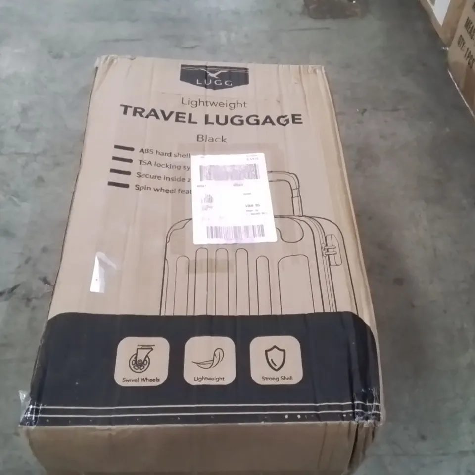 BOXED LUGG LIGHTWEIGHT TRAVEL SUITCASE 