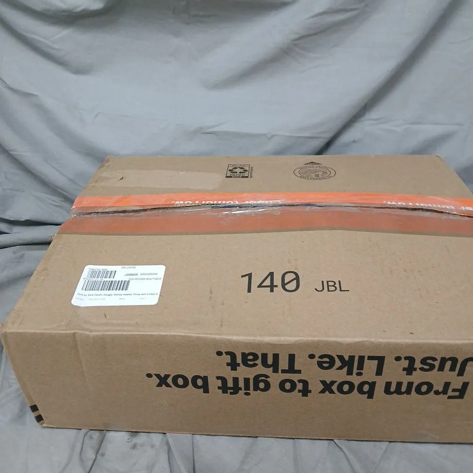 SARA BY SARA DAVIES SNUGGLY SHERPA HEATED THROW