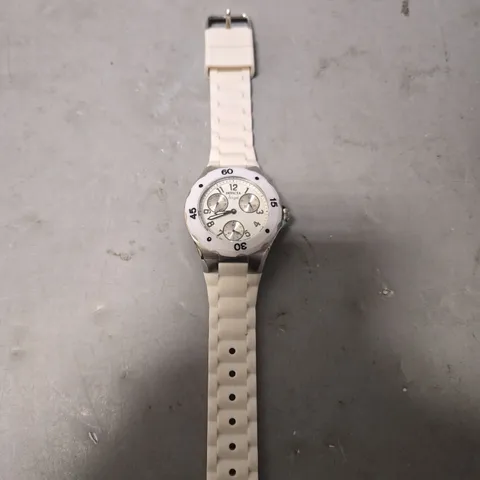 INVICTA WOMEN'SANGEL WHITE DIAL WHITE STRAP WATCH