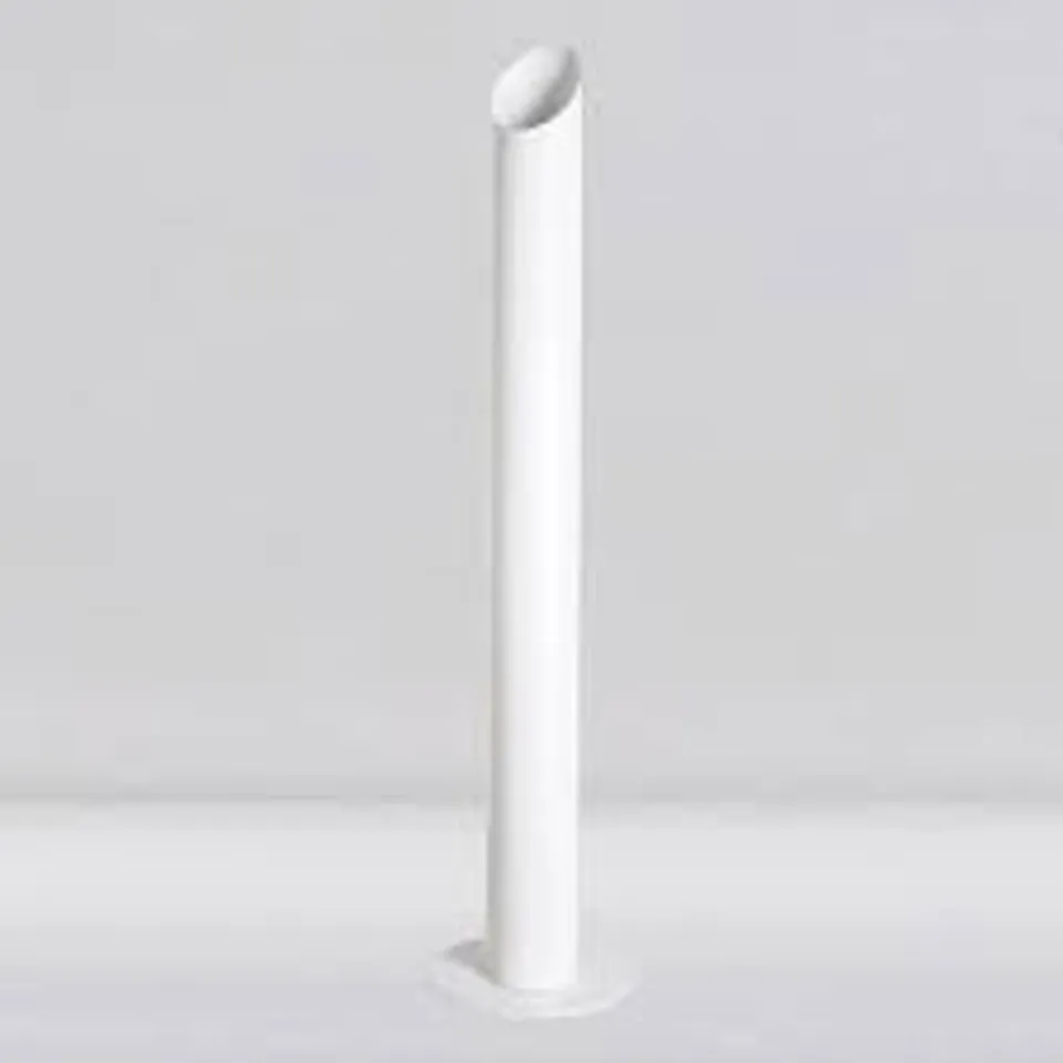 WHITE 82CM TUBULAR FLOOR UPLIGHT 