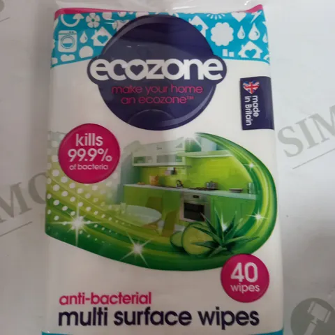 APPROXIMATELY 5 ECOZONE ANTI-BACTERIAL MULTI SURFACE WIPES PACKS