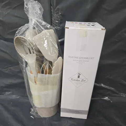 BOXED SILICONE UTENSILS SET