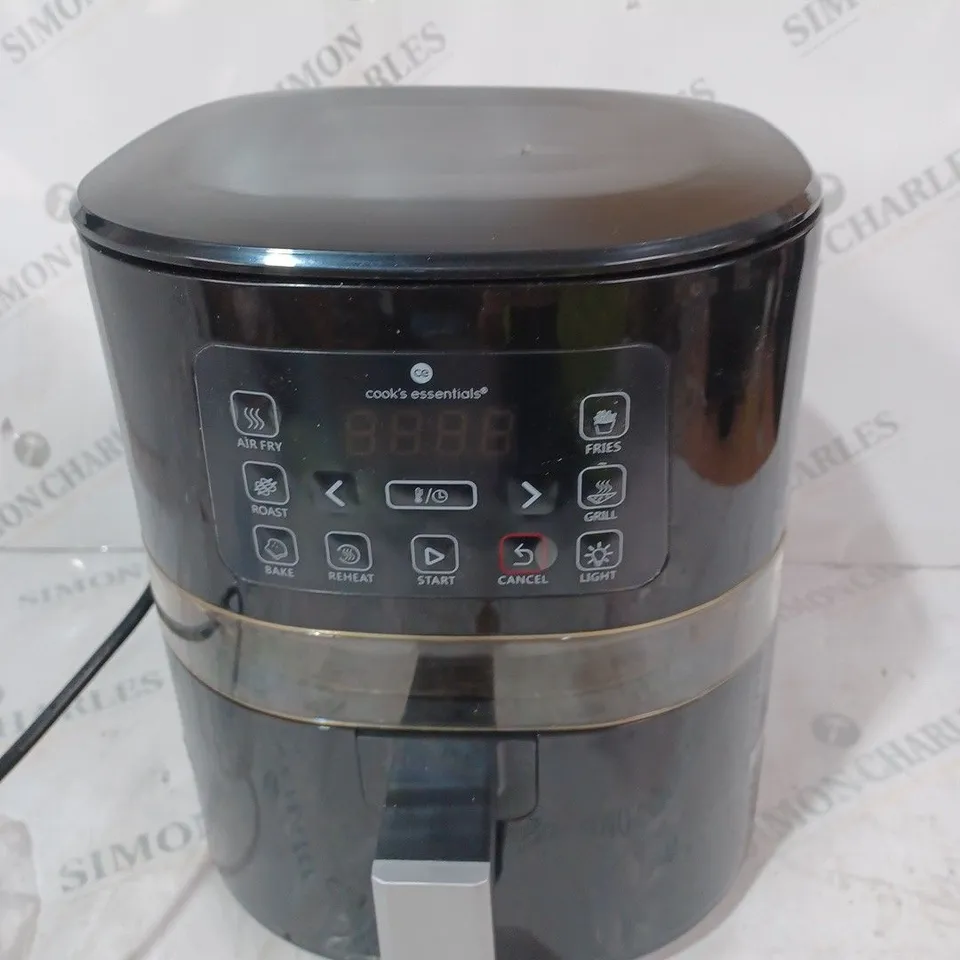 BOXED COOK'S ESSENTIALS AIR FRYER - BLACK