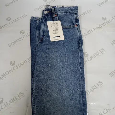 PULL AND BEAR MENS WASHED DENIM JEANS SIZE 8