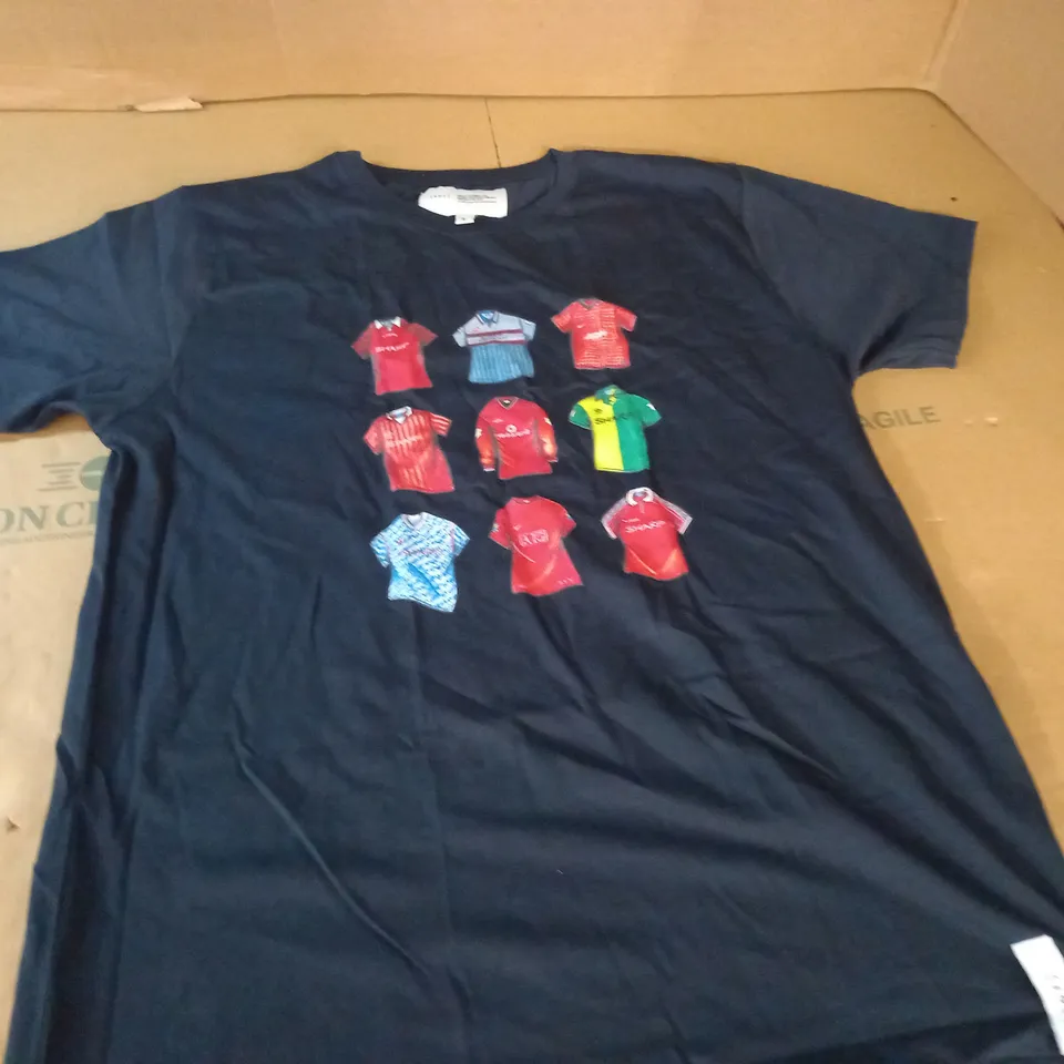 AOF MULTI JERSEY NAVY T-SHIRT - L