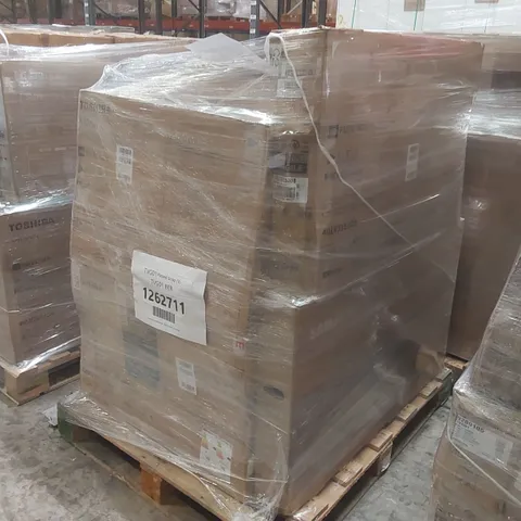 PALLET CONTAINING A LARGE QUANTITY OF ASSORTED DAMAGED TVs