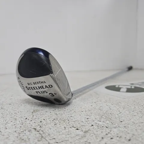 CALLAWAY BIG BERTHA STEELHEAD PLUS 3+ GOLF CLUB
