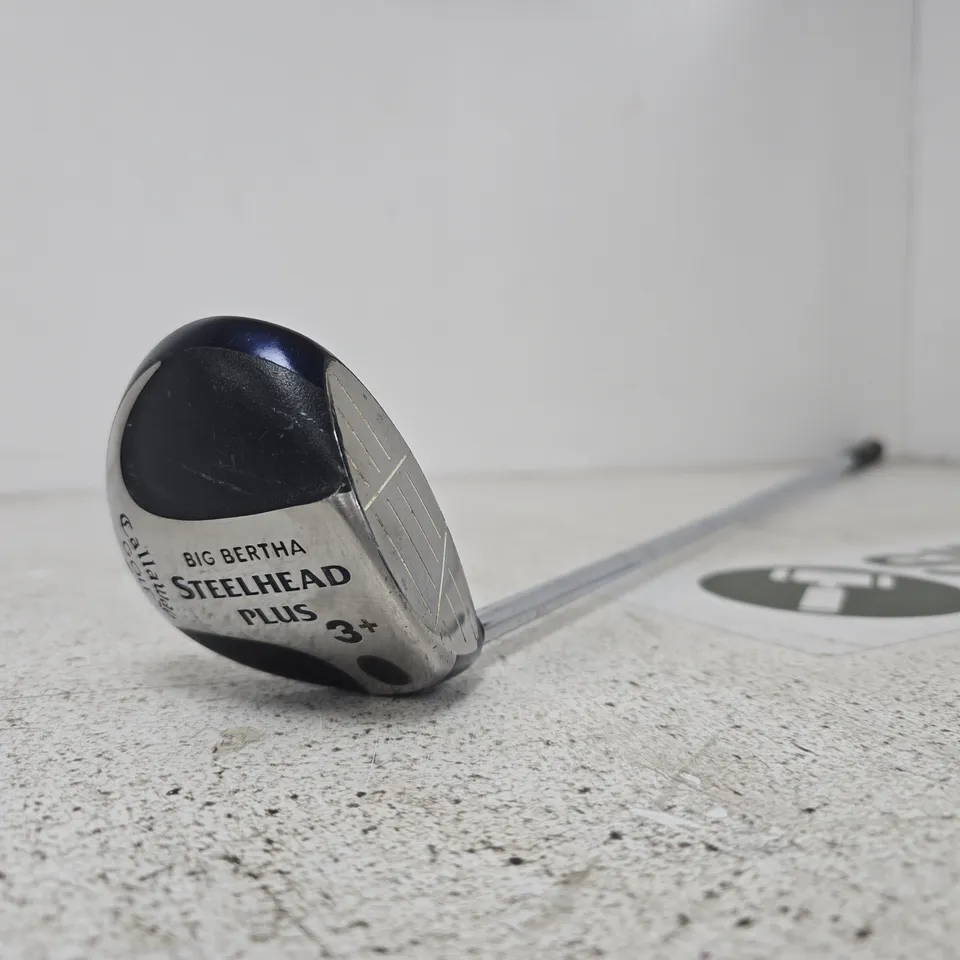 CALLAWAY BIG BERTHA STEELHEAD PLUS 3+ GOLF CLUB