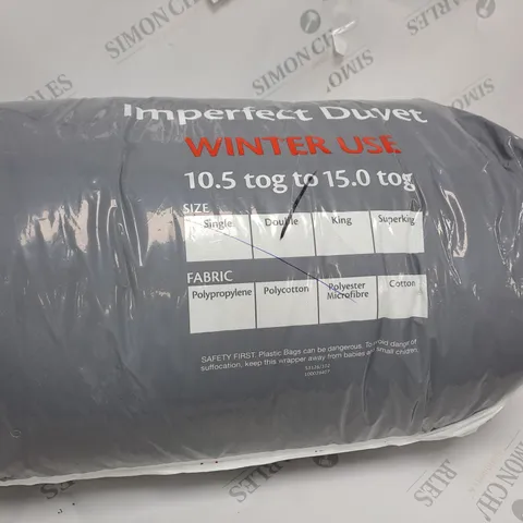 IMPERFECT DUVET WINTER USE DOUBLE SIZE
