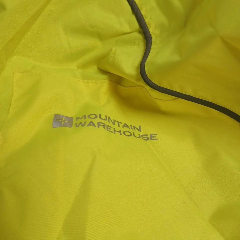 MOUNTAIN WAREHOUSE JACKET – YELLOW, WATERPROOF BREATHABLE, UK XL