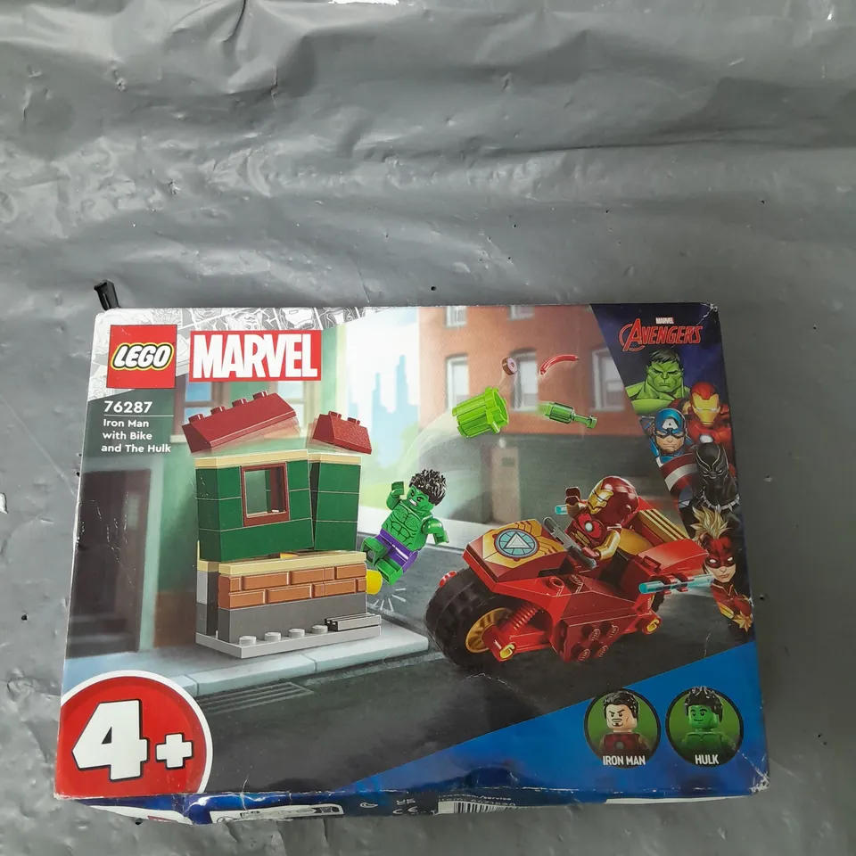 LEGO MARVEL IRON MAN WITH BIKE AND THE HULK 76287