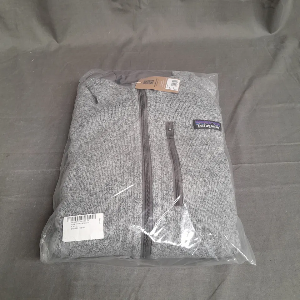 SEALED PATAGONIA MENS BETTER SWEATER JACKET IN GREY - XL