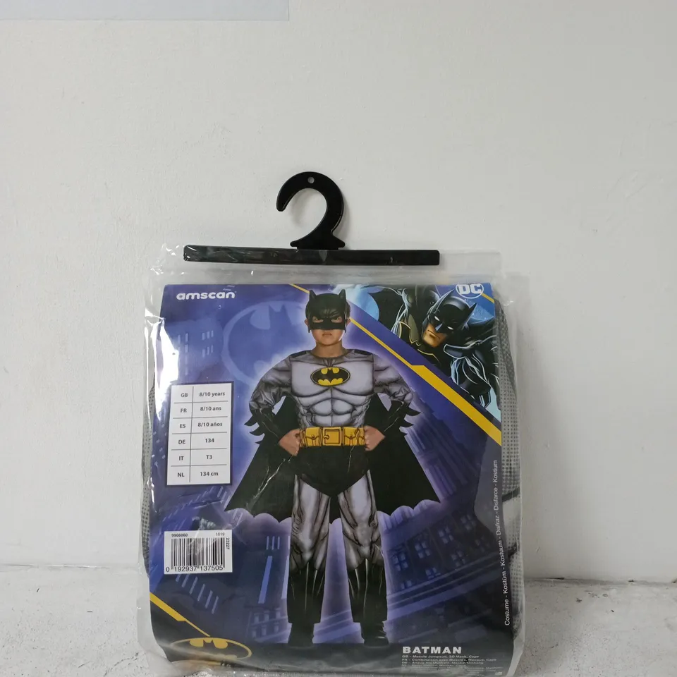 BATMAN COSTUME SET – KIDS DRESS-UP COSTUME - 8-10 YEARS