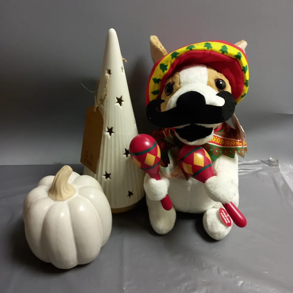 BOXED LOT OF APPROXIMATELY 20 GEORGE SEASONAL DECORATIONS