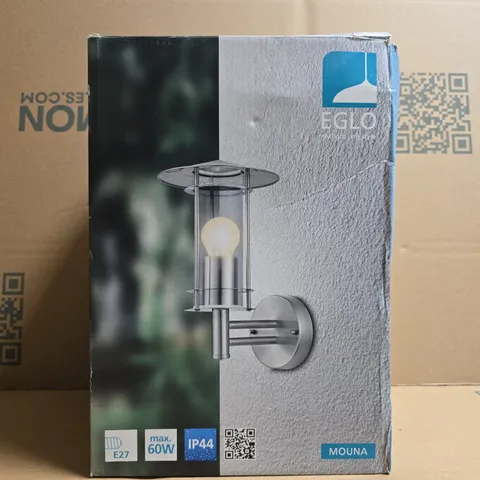 BOXED EGLO MOUNA OUTDOOR WALL LIGHT