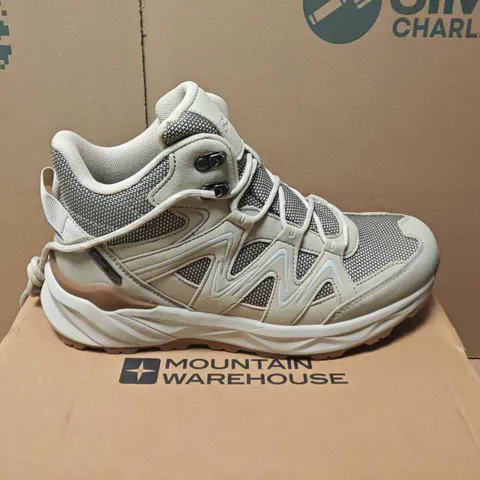 MOUNTAIN WAREHOUSE TRAIL BLAZER WMS WATERPROOF WALKING BOOTS – BEIGE, UK 7 (EU 40, US 9) –