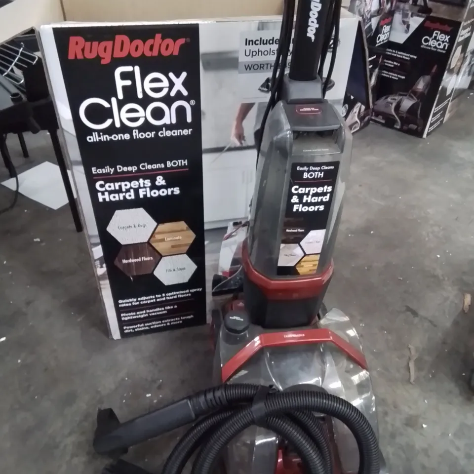 BOXED RUG DOCTOR FLEXCLEAN ALL IN ONE FLOOR CLEANER