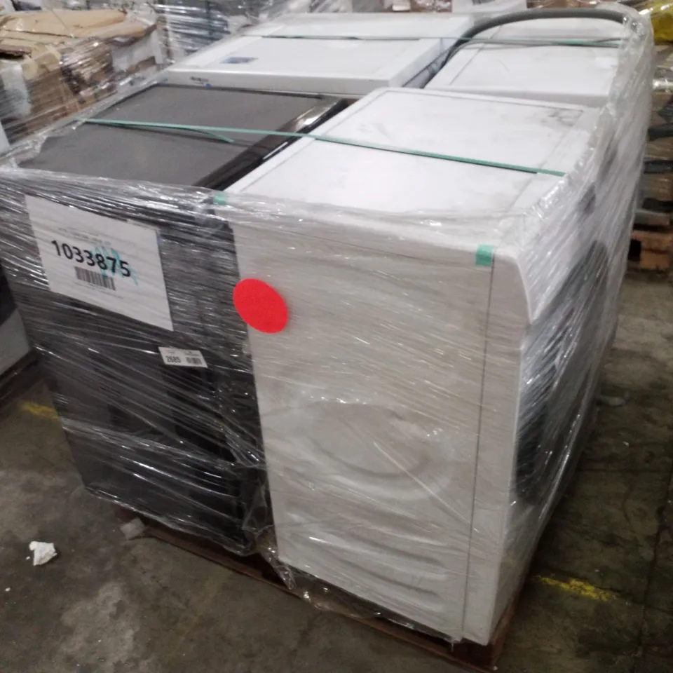 PALLET OF APPROXIMATELY 4 UNPROCESSED RAW RETURN WHITE GOODS TO INCLUDE;