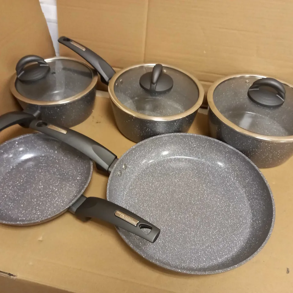 TOWER FRYING PAN AND SAUCEPAN SET