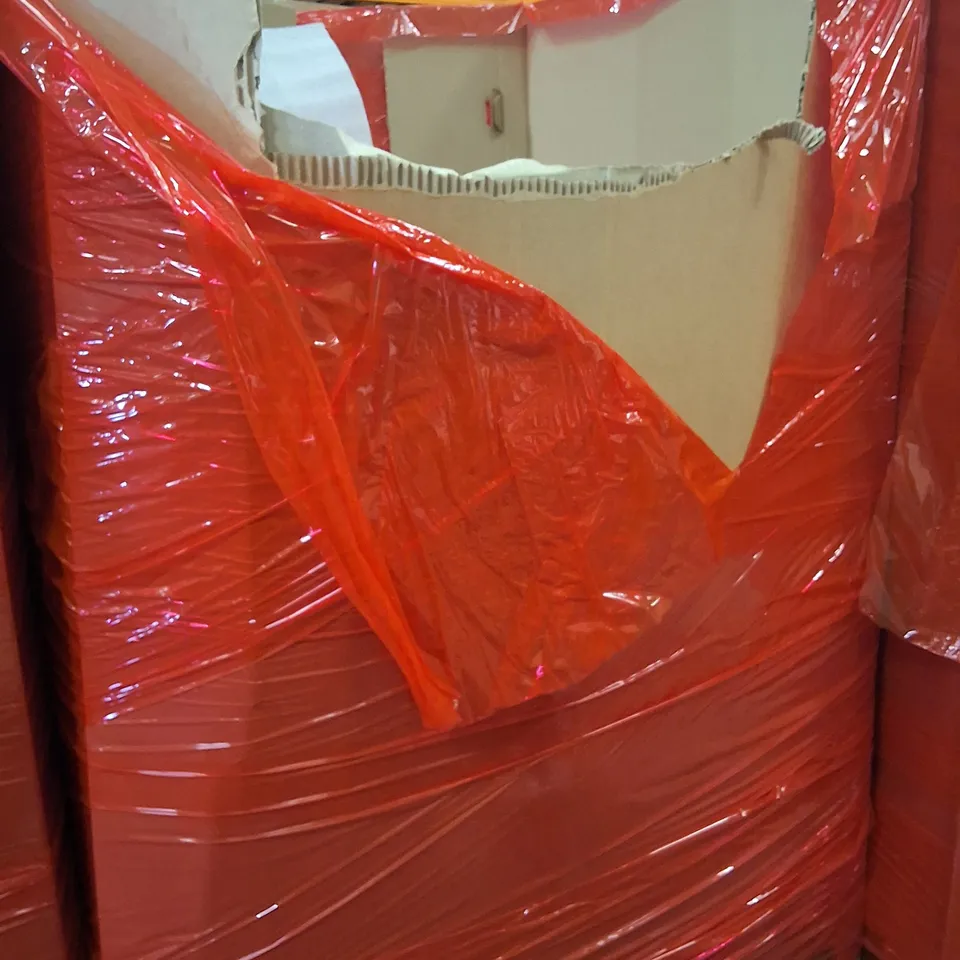 PALLET OF ASSORTED HOUSEHOLD GOODS AND ITEMS TO INCLUDE;PLANT POTS COOKER HOOD,SUITCASE