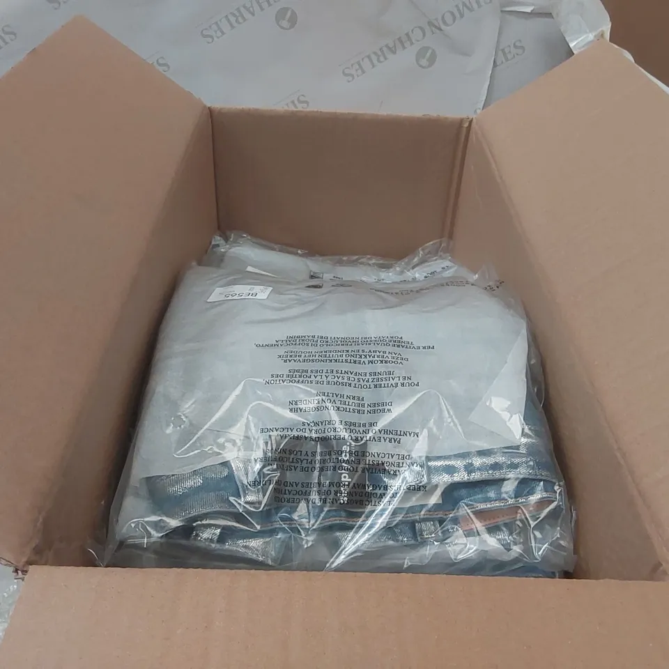 BOX CONTAINING APPROXIMATELY 9x BRAND NEW SIMPLY BE METALIC A LINE MAXI SKIRTS - SIZE 22