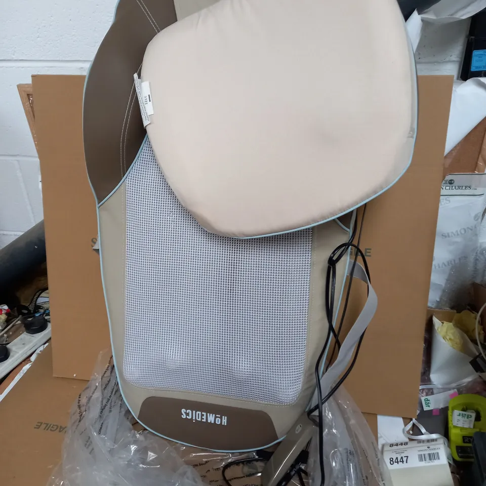 HOMEDICS MAX SHIATSU MASSAGE CHAIR BACK AND SHOULDER MASSAGER