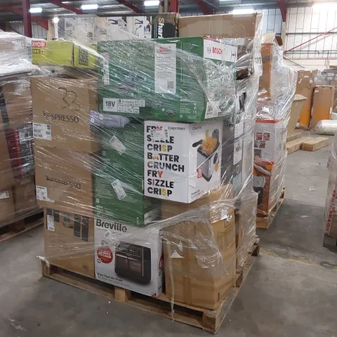 PALLET OF APPROXIMATELY 25 UNPROCESSED RAW RETURN HOUSEHOLD AND ELECTRICAL GOODS TO INCLUDE;