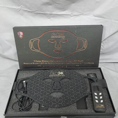 GLO24K 7-COLOR PHOTON LED MASK 
